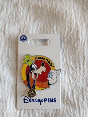 Disney Goofy "Wanna Trade?" Enamel Pin - Multi Color